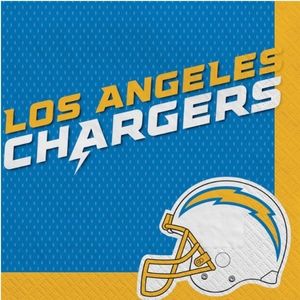 🆕 1 pack of Los Angeles Chargers Lunch Napkins 36ct